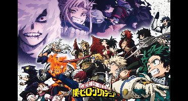 Poster My Hero Academia - Heroes vs Vilains 91,5x61cm