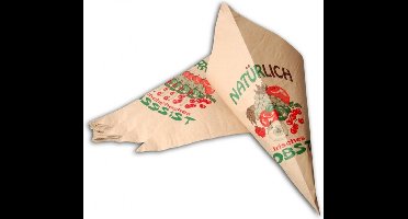 Puntzakken met Fruitopdruk 37cm - 60 grs Kwaliteit | Inhoud 1.5 kg - 100 st.