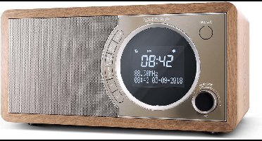Sharp DR-450(BR) DAB+ - FM radio - Bluetooth - bruin