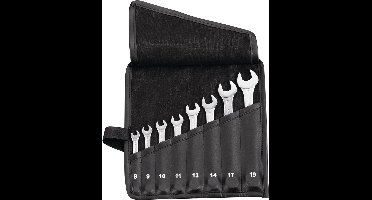 Promat 22-delige ringsteeksleutel-set in roltas - 6-36mm - 4000823726