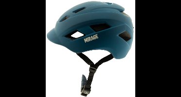Mirage City/E-bike helm 58-61cm - Fidlock - LED - mat blauw - fietshelm