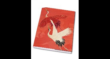 Schrift A5: Woman haori with Red and White Cranes, Collection Rijksmuseum