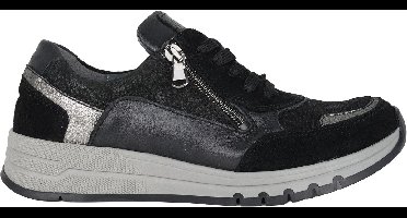 Waldläufer H-April - dames sneaker - Zwart - maat 42 (EU) 8 (UK)