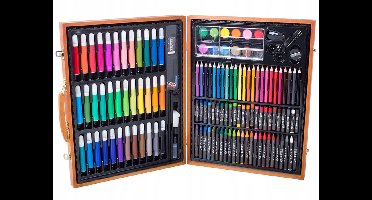 Creatieve Teken- en Schilderkit in Koffer - 150 Delig