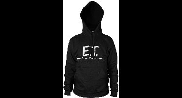 E.T. Hoodie met ‘Extra Terrestrial Distressed’-logo, groot en lang model UV-3-ET003-H71-4