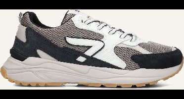 HUB Grid-m Sneakers - Heren - Taupe - Maat 47