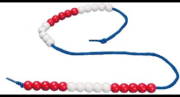 Kralensnoer individueel tot 30 lengte 70cm - Educo