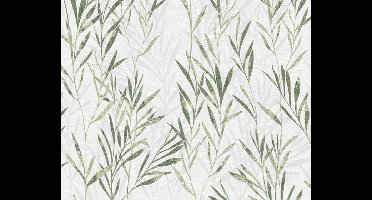 GRAFISCHE TAKJES BEHANG | Modern - groen wit - A.S. Création Flavour