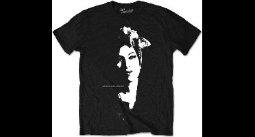 Amy Winehouse - Scarf Portrait Heren T-shirt - S - Zwart