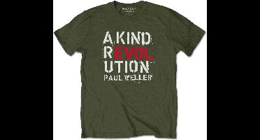 Paul Weller - A Kind Revolution Heren T-shirt - M - Groen