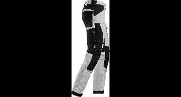 Snickers 6341 Stretch Werkbroek | Wit/Zwart | Maat 52 (Jeansmaat 36/32)