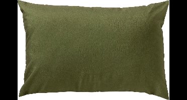 Dutch Decor SANTORINI - kussenhoes outdoor 40x60 cm - waterafstotend en uv-bestendig - Olive Branch - groen
