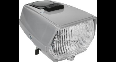 Koplamp vierkant + schakelaar maxi grijs DMP