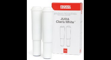 Propex Parts Jura White Waterfilter - Geschikt voor Jura Impressa - Vermindert kalk, chloor en onzuiverheden - 2 stuks