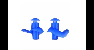 Scoby - Oordoppen - Zwemoordopjes - Gehoorbescherming - Earplugs - Herbruikbaar silicone - 3CM - Blauw