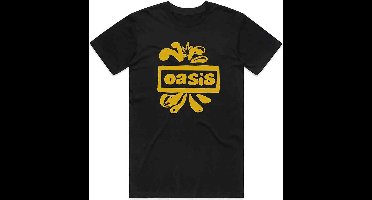 Oasis - Drawn Logo Heren T-shirt - 2XL - Zwart