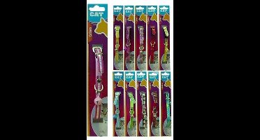 Halsband kat - Roze halsband - Kat - Kattenhalsband met belletje
