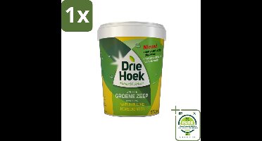 1 x Driehoek – Zachte Zeep – Groene Zeep – 900 gr - Natuurlijke Zeep - Reinigingsmiddel - Hout Reinigen - Steen Reinigen - Textiel Reinigen