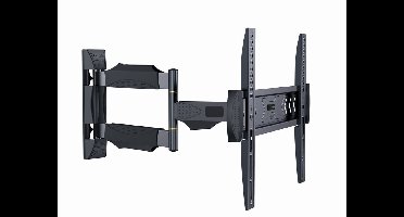 Gembird Premium Full-Motion TV Wandbeugel – Voor 32–55 Inch Schermen, Tot 30 kg, VESA 400x400 mm Compatibel, Inclusief Montagekit, Stalen Constructie