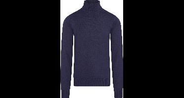 Mario Russo Coltrui - Trui Heren - Sweater Heren - Coltrui Heren - M - Navy