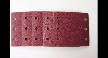 Westfalia Schuurpapier set voor vlakschuurmachine K80 110 x 100 mm 5 stuks