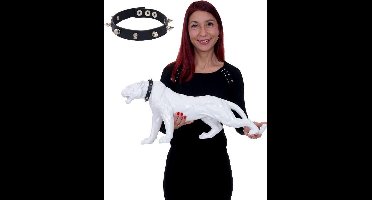 Panter - Luipaard 59 cm Wit