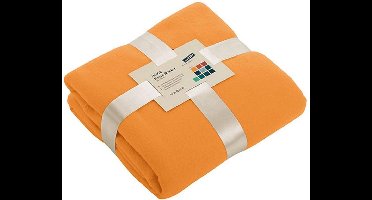 James and Nicholson Luxe Fleece Deken (Oranje)