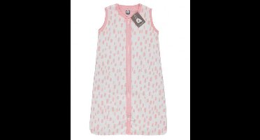 Briljant Baby Slaapzak Zomer - Baby Dots Wit Roze - 70cm - Baby Zomerslaapzak