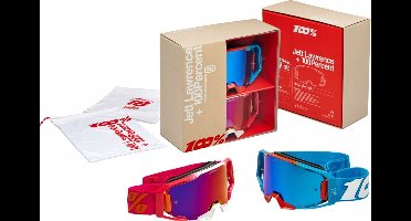 100% Armatic Crossmotor Goggles - Jett Lawrence Editie (2 stuks)