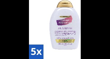 5 x OGX - Colour Retention - Shampoo - Voor Gekleurd Haar - 385 ml - Voordeelverpakking - 5 stuks
