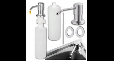 Keuken Zeepdispenser Inbouw 350ml - RVS & Chroom