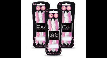 3 x Wilkinson Intuition - Navulmesjes - Wenkbrauw Shaper - Precisie - 3 mesjes - Voordeelverpakking - 3 stuks