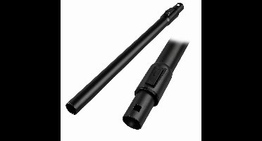 SQOON® telescopische zuigbuis 35 mm aluminium zwart geschikt voor Miele, Bosch, Siemens en Kärcher stofzuigers - lengte 590-1000 mm - met vierkante vergrendeling en kunststof bus