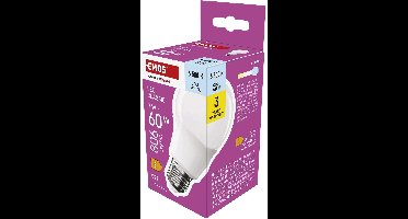 EMOS LED-lamp Classic A60 / E27 / 7 W (60 W) / 806 lm / Koudwit, ZQ5E44
