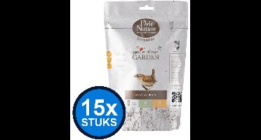 15x Deli Nature - Greenline mealworms 200gr - Vogelvoer - 200 g