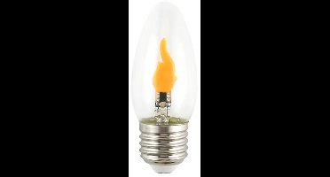 Thorgeon LED kaarslamp vlameffect 0.5W 1800K flikkerlamp helder | E27 | Zeer Warm Wit | 0.5 watt | 15.000 Branduren