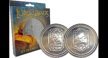 FaNaTtik The Lord of the Rings Coaster 4-Pack Green Dragon Glasses & Coasters