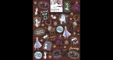 Haza Original Stickervel Frozen 2 Meisjes 20 X 16 Cm Papier 40-delig
