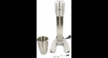 Maxima Drink Mixer 1 x 1 L - 1 Beker 2 Snelheden - Drinkmixer voor Milkshakes, Cocktails, Smoothies - RVS - 700ml - Milkshaker - Barmixer