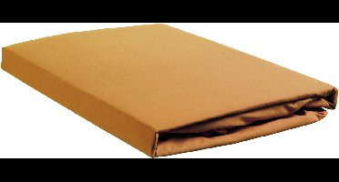 Ambiante Katoen - Topper Hoeslaken - 140x220 - Oker