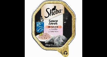 Sheba Bowl Saus Lover 22x85g - met zalm