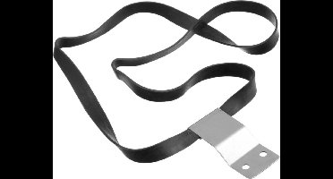 HENDI Rubberen band voor afvalzakhouder 691021 in zwart rubber