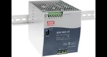 Mean Well SDR-960-24 DIN-rail netvoeding 24 V/DC 40 A 960 W Aantal uitgangen: 1 x Inhoud: 1 stuk(s)