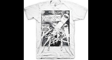 DC Comics Batman Heren Tshirt -S- Detective Comics Distressed Wit