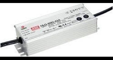 Mean Well HLG-60H-24A LED-driver, LED-transformator Constante spanning, Constante stroomsterkte 60 W 2.5 A 24 V/DC PFC-
