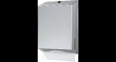 Euro vouwhanddoekjes dispenser RVS