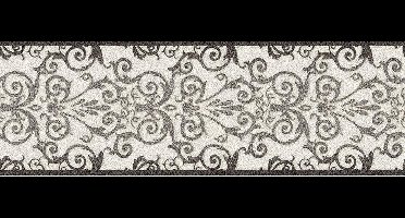 BAROK BEHANGRAND - Metallic Zwart Wit - AS Creation Only Borders