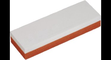 Flexovit Wetsteen combinatie - 100 x 50 x 20 mm (LxBxH) wit/rood