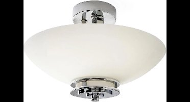 Landelijke Plafondlamp - Steady Lighting - Metaal - Landelijk - G9 - L: 38.1cm - Voor Binnen / Binnen - Woonkamer - Eetkamer - Zilver