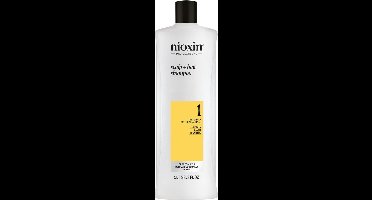 Nioxin System 1 - Shampoo - voor Natuurlijk Haar - Anti Haaruitval - Dunner Wordend Haar - 1000ml